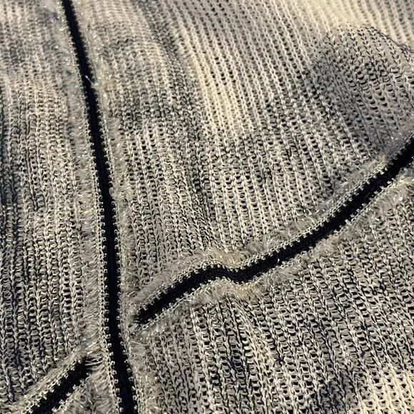 ZANZZA Sheer Distressed Knit Top – No Tag Est L - Picture 11 of 11